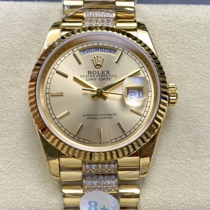 Replica Rolex Day-Date m128238-0046 8+ Factory Folding clasp