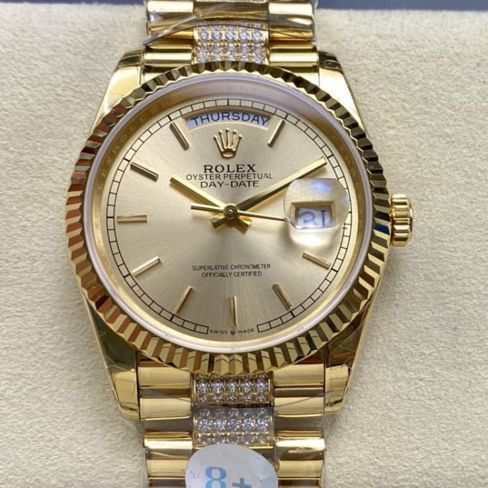 Replica Rolex Day-Date m128238-0046 8+ Factory Folding clasp - Image 1