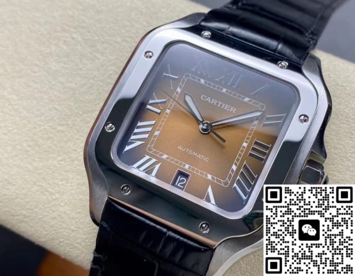 Replica Cartier Santos WSSA0064-01 BV Factory Black strap - Image 3