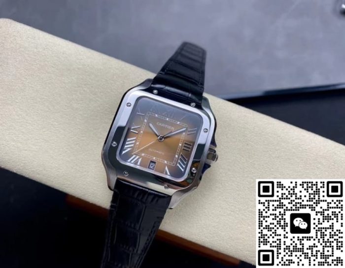 Replica Cartier Santos WSSA0064-01 BV Factory Black strap - Image 5