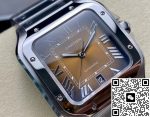 Replica Cartier Santos WSSA0064 BV Factory Gradient brown dial - Image 4