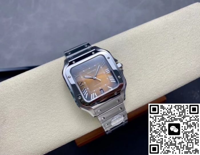 Replica Cartier Santos WSSA0064 BV Factory Gradient brown dial - Image 5