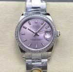 Replica Rolex Datejust m278384rbr-0017 AR Factory Pink dial - Image 11