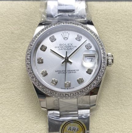 Replica Rolex Datejust m278384rbr-0033 AR Factory Diamond bezel