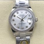 Replica Rolex Datejust m278384rbr-0033 AR Factory Diamond bezel - Image 11