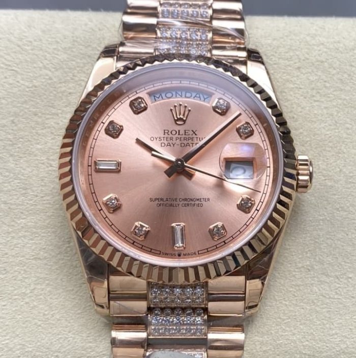 Replica Rolex Day-Date m128235-0019 8+ Factory Triangular grooves - Image 1