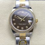 Replica Rolex Datejust m278383rbr-0023 AR Factory Black Dial