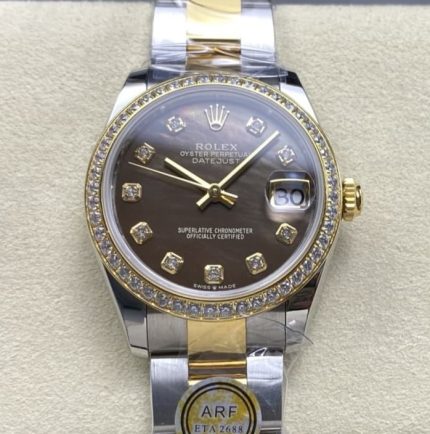 Replica Rolex Datejust m278383rbr-0023 AR Factory Black Dial