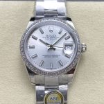 Replica Rolex Datejust m278384rbr-0015 AR Factory Silver dial