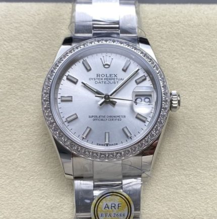 Replica Rolex Datejust m278384rbr-0015 AR Factory Silver dial