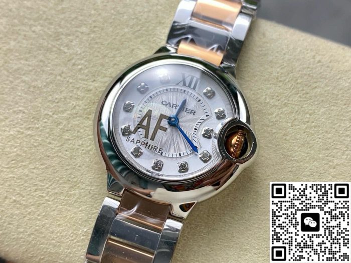 Replica Cartier Blue Balloon W3BB0026 AF Factory Silver grey dial - Image 4