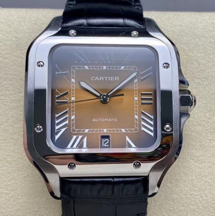 Replica Cartier Santos WSSA0064-01 BV Factory Black strap - Image 1