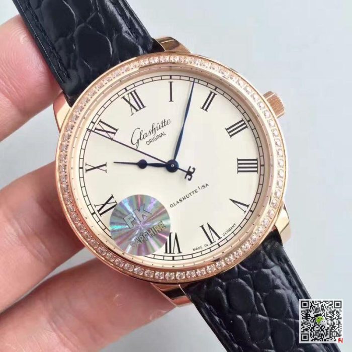 Replica Glashutte Original Senator Excellence 1-39-52-01-01-04 V4 FK Factory Rose Gold Case White Dial - Image 3