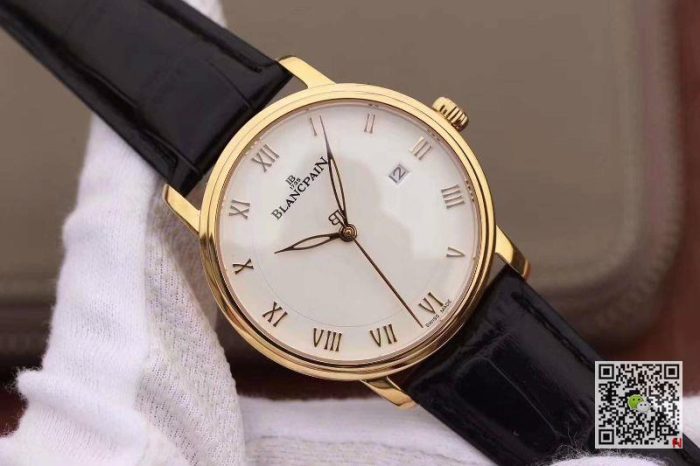 Replica Blancpain Villeret Ultraplate 6651-3642-55 ZF Factory White Dial - Image 3