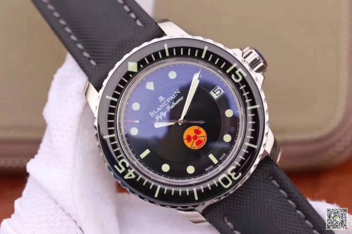 Replica Blancpain Fifty Fathoms Tribute Limited Edition 5015B-1130-52 ZF Factory Black Dial - Image 3