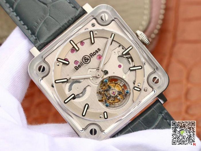 Replica Bell Ross BR-X2 Tourbillon Stainless Steel Brushed Dial - Image 3