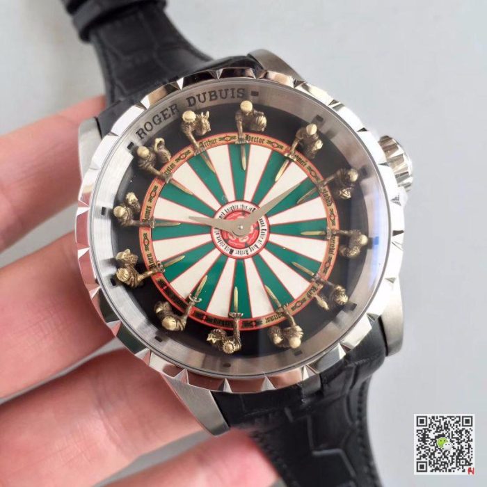 Replica Roger Dubuis Excalibur RDDBEX0398 Green White Table Dial - Image 3