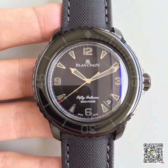 Replica Blancpain Fifty Fathoms Dark Knight 5015-11C30-52A ZF Factory Black Dial - Image 2