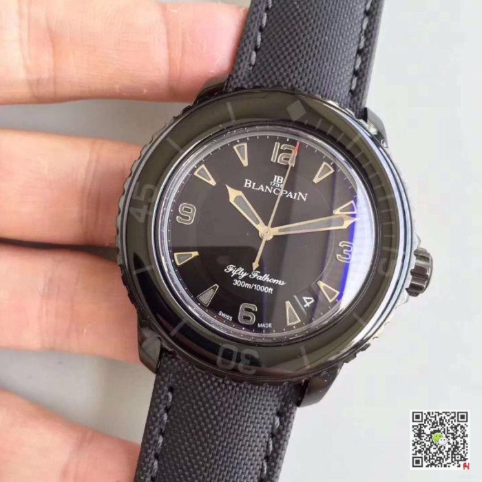 Replica Blancpain Fifty Fathoms Dark Knight 5015-11C30-52A ZF Factory Black Dial - Image 4