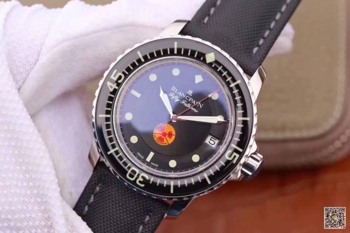 Replica Blancpain Fifty Fathoms Tribute Limited Edition 5015B-1130-52 ZF Factory Black Dial - Image 4