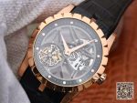 Replica Roger Dubuis Excalibur Skeleton Flying Tourbillon RDDBEX0392 Grey Skeleton Dial - Image 4