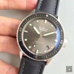 Replica Blancpain Fifty Fathoms Bathyscaphe 5000-1110-B52A ZF Factory Meteor Grey Dial - Image 14