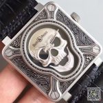 Replica Bell & Ross BR 01 Burning Skull Black Dial - Image 15