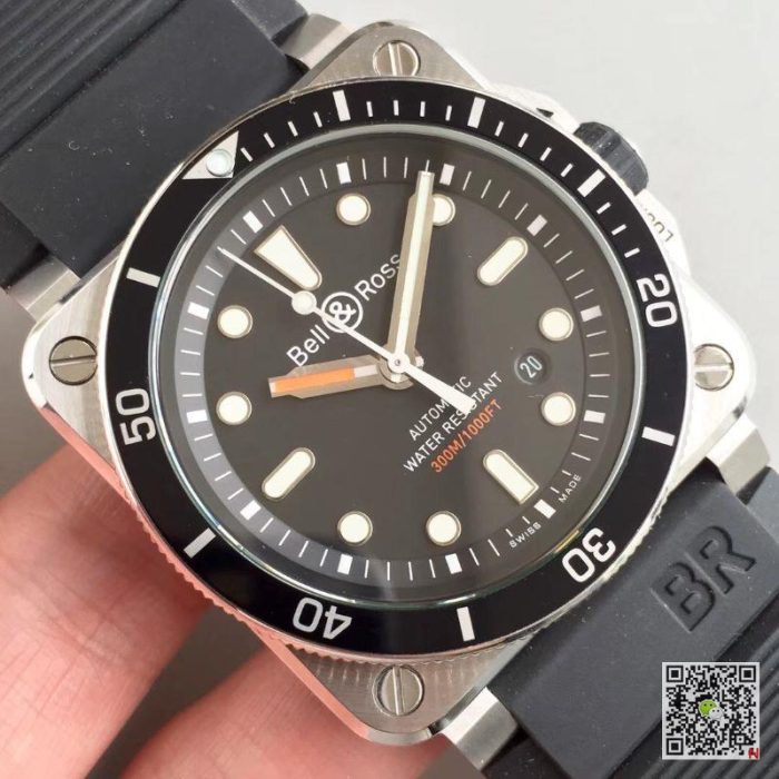 Replica Bell & Ross BR 03-92 Diver V2 Black Dial - Image 5