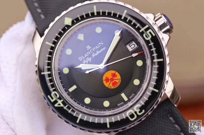 Replica Blancpain Fifty Fathoms Tribute Limited Edition 5015B-1130-52 ZF Factory Black Dial - Image 5