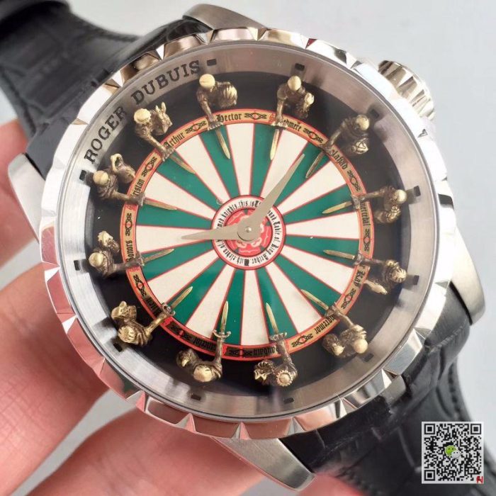 Replica Roger Dubuis Excalibur RDDBEX0398 Green White Table Dial - Image 5