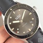 Replica Blancpain Fifty Fathoms Bathyscaphe 5000-1110-B52A ZF Factory Meteor Grey Dial - Image 5