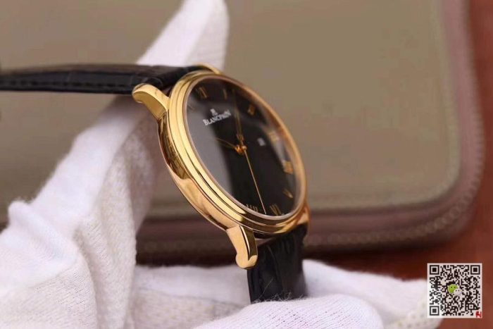 Replica Blancpain Villeret Ultraplate 6651-1127-55B ZF Factory Black Dial - Image 6