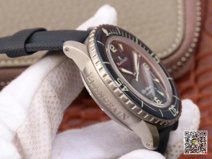 Replica Blancpain Fifty Fathoms 5015-12B40-O52 ZF Factory Blue Dial - Image 6