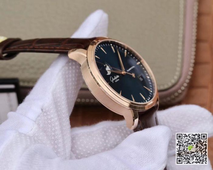Replica Glashutte Original Senator 1-36-04-04-02-01 Moonphase Gray Dial - Image 6