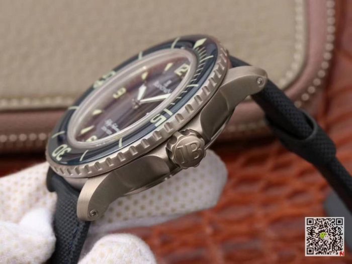 Replica Blancpain Fifty Fathoms 5015-12B40-O52 ZF Factory Blue Dial - Image 7