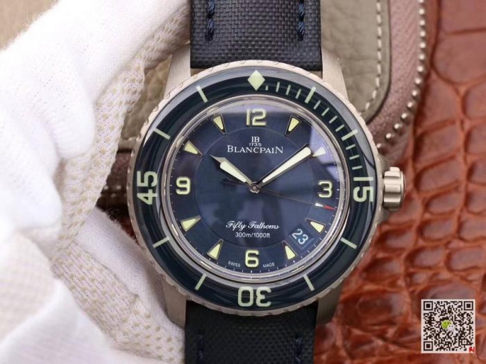Replica Blancpain Fifty Fathoms 5015-12B40-O52 ZF Factory Blue Dial - Image 2