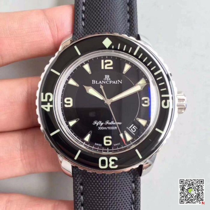 Replica Blancpain Fifty Fathoms 5015-1130-52 ZF Factory Black Dial - Image 2