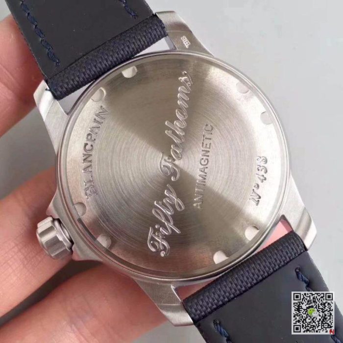 Replica Blancpain Fifty Fathoms 5015D-1140-52B ZF Factory Blue Dial - Image 8