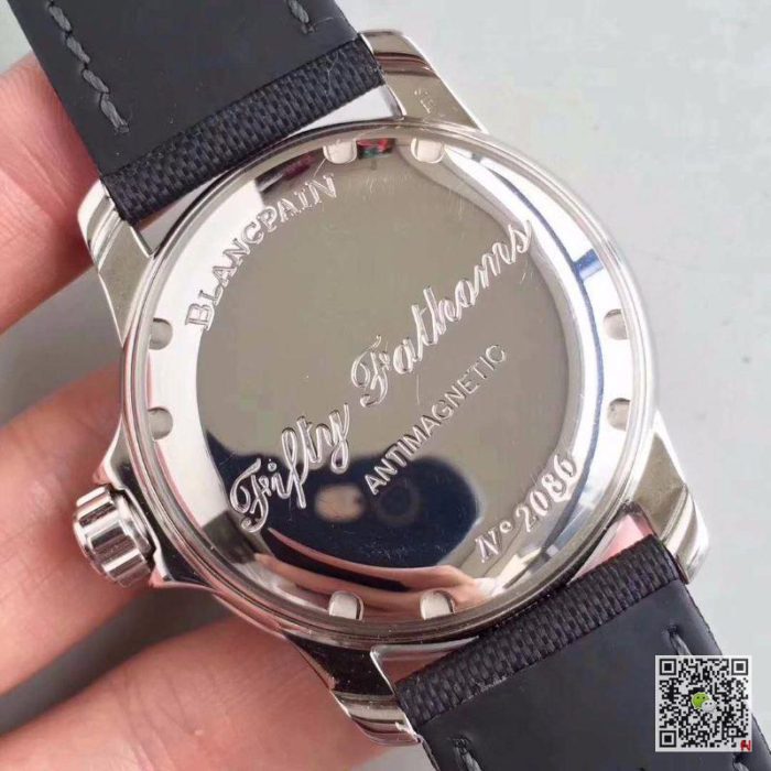 Replica Blancpain Fifty Fathoms 5015-1130-52 ZF Factory Black Dial - Image 8