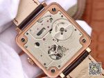 Replica Bell & Ross BR-X2 Tourbillon 18K Rose Gold Stainless Steel Brushed Dial - Image 9