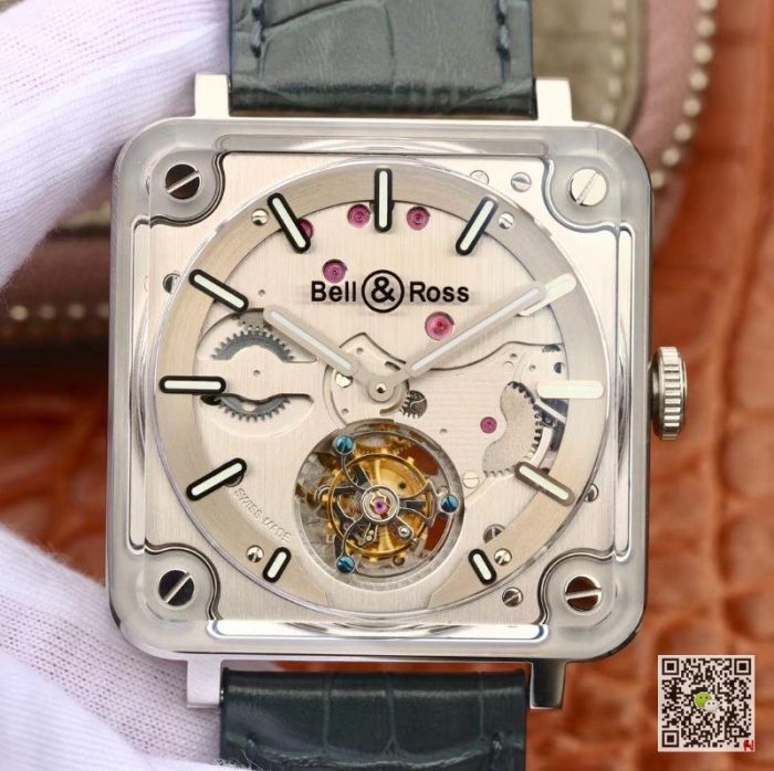 Replica Bell Ross BR-X2 Tourbillon Stainless Steel Brushed Dial - Image 2