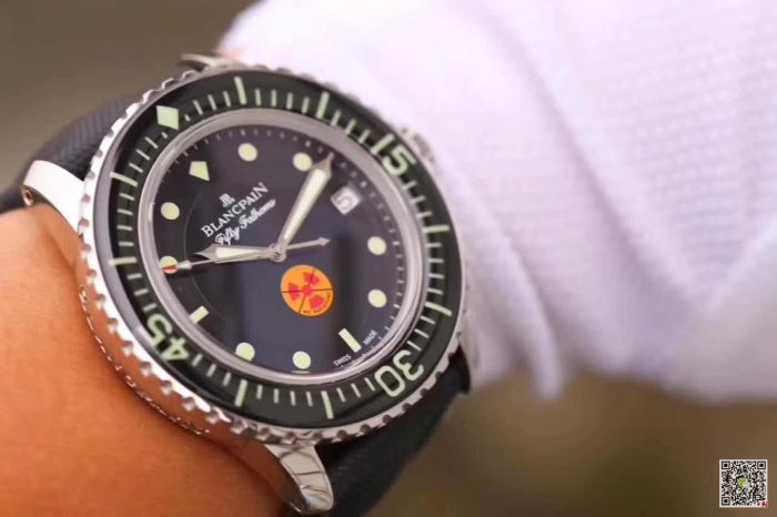 Replica Blancpain Fifty Fathoms Tribute Limited Edition 5015B-1130-52 ZF Factory Black Dial - Image 10