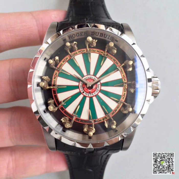 Replica Roger Dubuis Excalibur RDDBEX0398 Green White Table Dial - Image 2