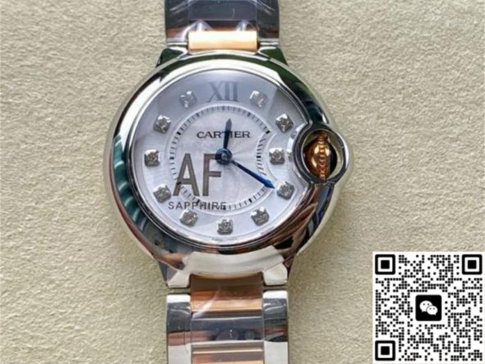 Replica Cartier Blue Balloon W3BB0026 AF Factory Silver grey dial - Image 2