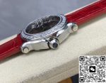 Replica Chopard HAPPY DIAMONDS 277473-5010 YF Factory Red strap - Image 5