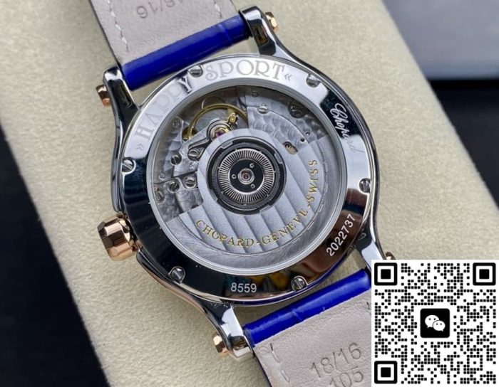 Replica Chopard HAPPY SPORT 278578-6003 YF Factory Gradient blue dial - Image 10