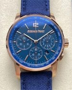 Replica Audemars Piguet CODE 11.59 26393OR.OO.A027KB.01 OMF Factory Rubber-coated strap