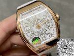 Replica Franck Muller MEN’S COLLECTION V 45 SC DT BR ABF factory Tonneau-shaped dial - Image 4
