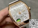 Replica Franck Muller MEN’S COLLECTION V 45 SC DT BR ABF factory Tonneau-shaped dial - Image 12
