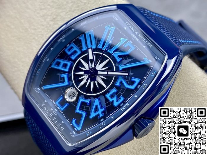 Replica Franck Muller YACHTING V45 SC DT YACHTING OG ABF factory Stainless steel case - Image 3